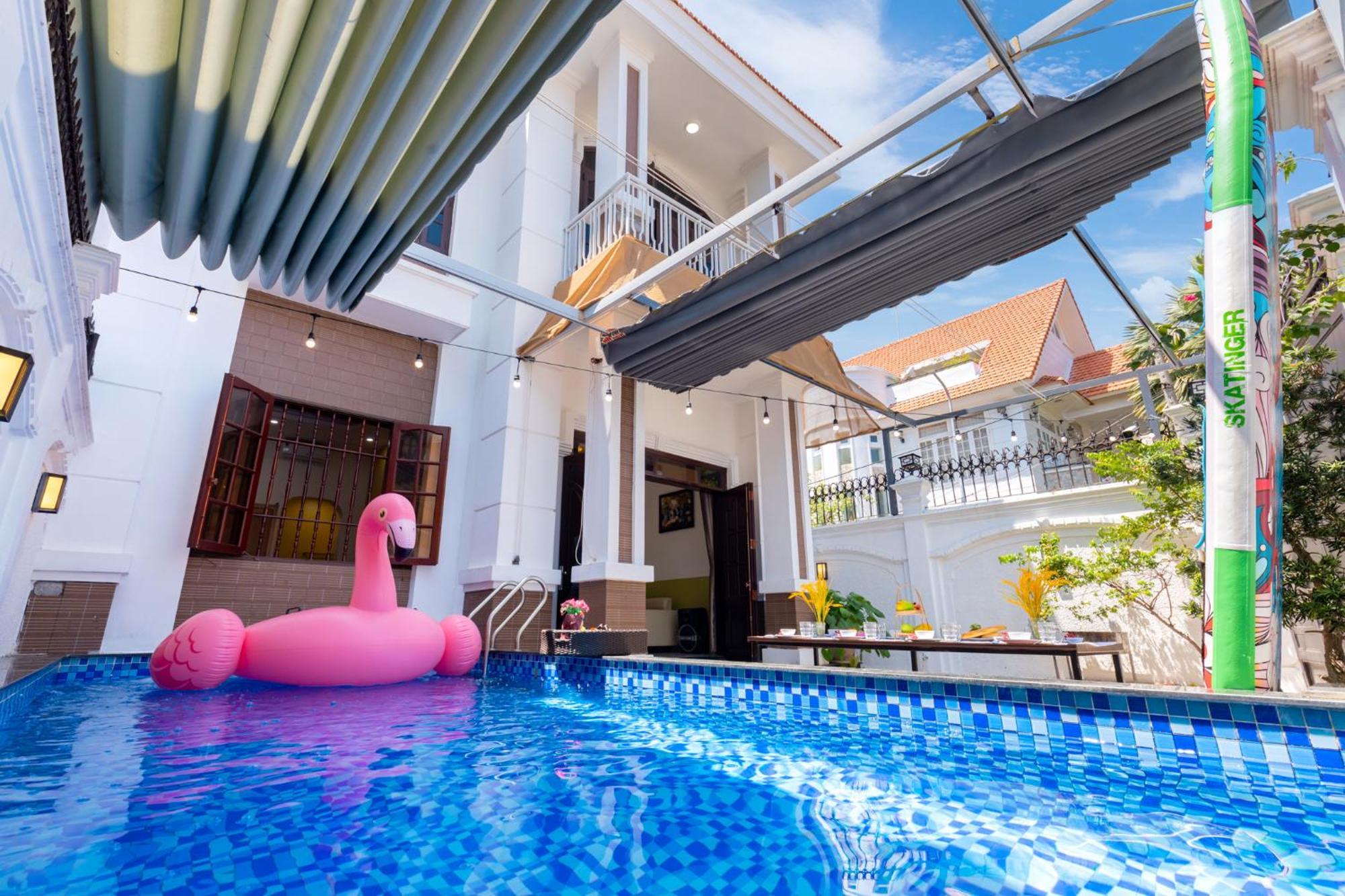 Hoang My Villa - 8 Phong Ngu Bai Sau - Free Bida Karoke Vung Tau Exterior foto